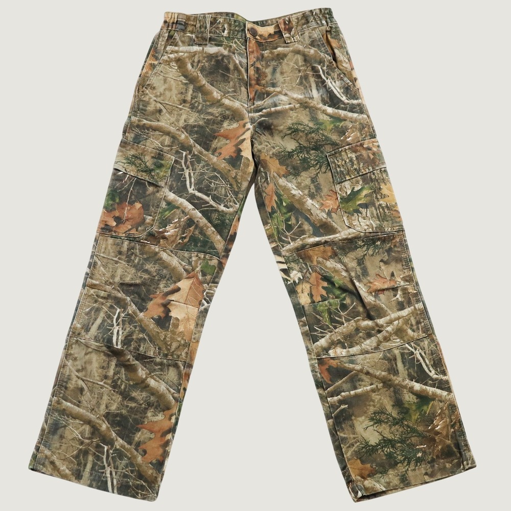 RedHead Cargo Pants Kids Size L Camo Silent-Hide Forest Print Bass Pro Shop